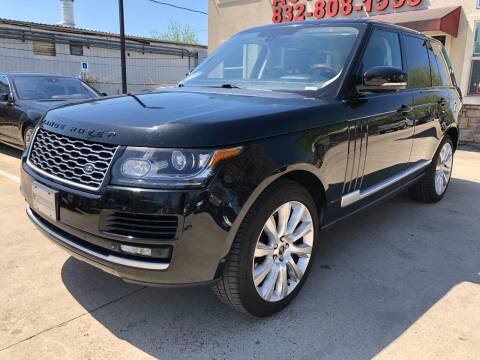 2013 Land Rover Range Rover for sale at NATIONWIDE ENTERPRISE in Houston TX
