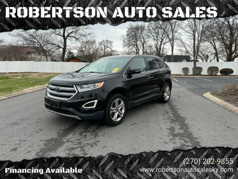 2017 Ford Edge for sale at ROBERTSON AUTO SALES in Bowling Green KY