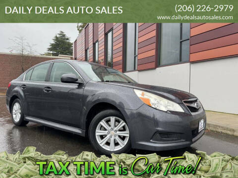 2010 Subaru Legacy for sale at DAILY DEALS AUTO SALES in Seattle WA