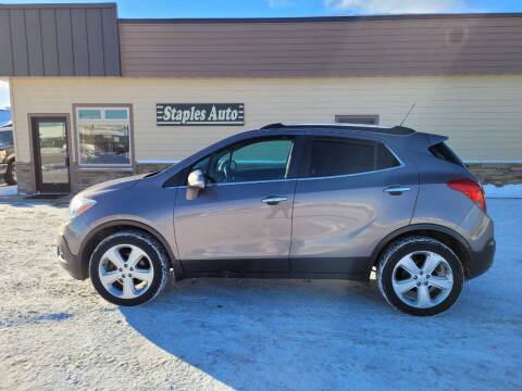 2015 Buick Encore for sale at STAPLES AUTO SALES in Staples MN