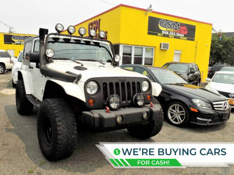 2010 Jeep Wrangler for sale at GSM Auto Sales in Linden NJ