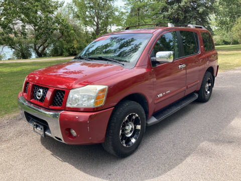 2006 Nissan Armada for sale at BELOW BOOK AUTO SALES in Idaho Falls ID