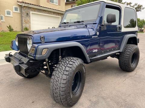 2005 Jeep Wrangler for sale at CALIFORNIA AUTO GROUP in San Diego CA
