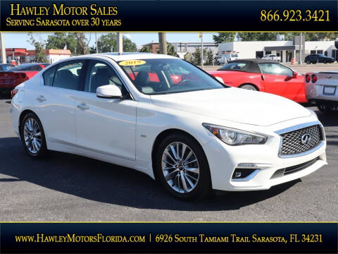 2019 Infiniti Q50 for sale at Hawley Motor Sales in Sarasota FL