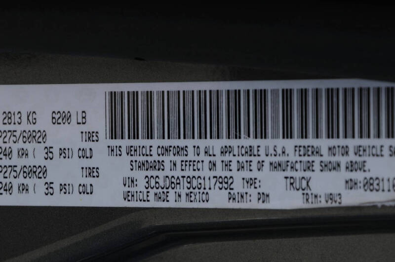 2012 RAM 1500 ST