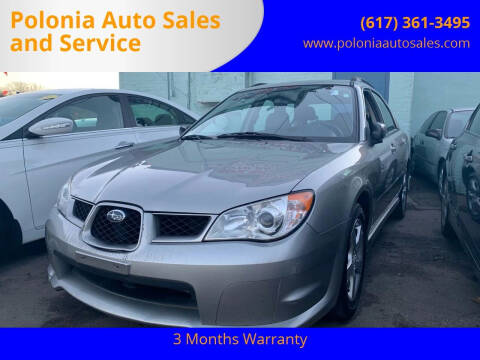 2007 Subaru Impreza for sale at Polonia Auto Sales and Repair Shop in Boston MA