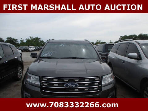 2016 Ford Explorer for sale at First Marshall Auto Auction in Harvey IL