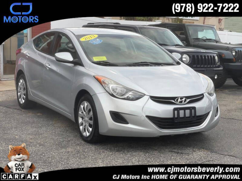 2013 Hyundai Elantra for sale at CJ Motors Inc. in Beverly MA