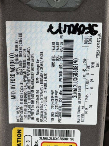 2016 Lincoln MKZ Hybrid