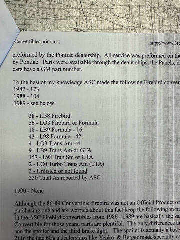 1988 Pontiac Firebird Formula