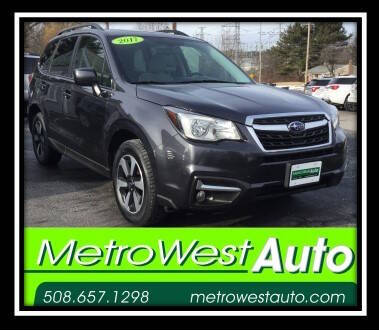 2017 Subaru Forester for sale at Metro West Auto in Bellingham MA