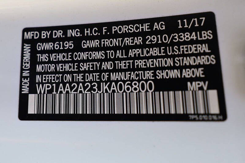 2018 Porsche Cayenne Platinum Edition