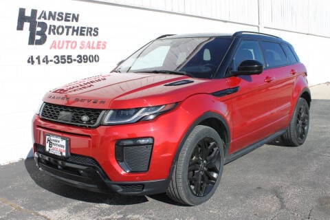 2016 Land Rover Range Rover Evoque for sale at HANSEN BROTHERS AUTO SALES in Milwaukee WI