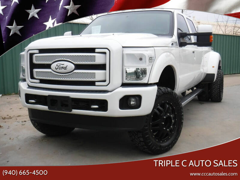 2015 Ford F-350 Super Duty for sale at Triple C Auto Sales in Gainesville TX