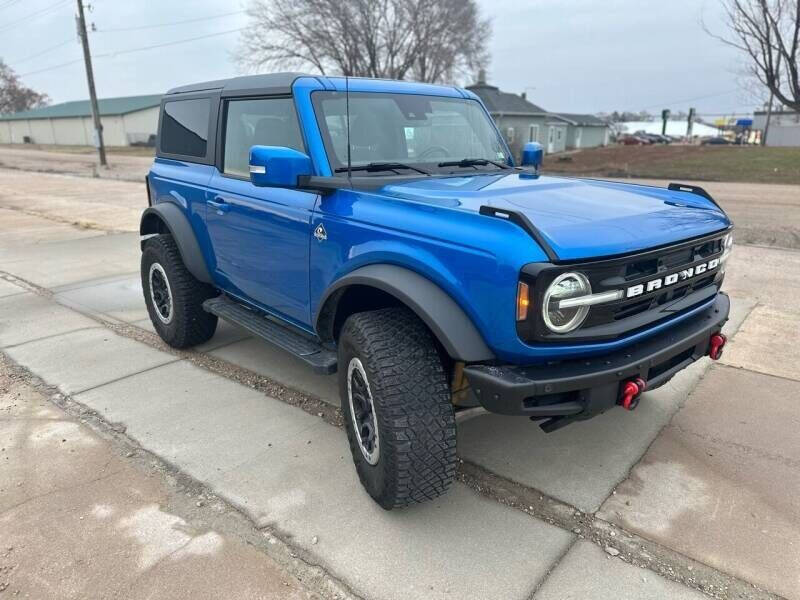 Used 2022 Ford Bronco 2-Door Outer Banks with VIN 1FMDE5CP0NLA74321 for sale in Saint Paul, NE