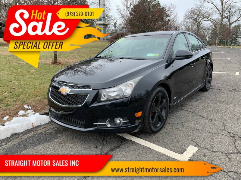 2011 Chevrolet Cruze for sale at STRAIGHT MOTOR SALES INC in Paterson NJ