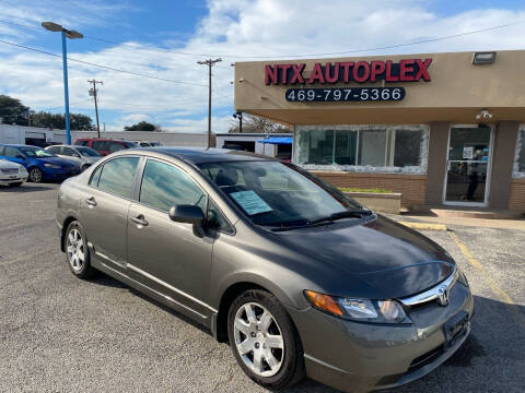 2007 Honda Civic for sale at NTX Autoplex in Garland TX