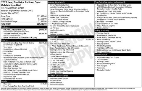2023 Jeep Gladiator Rubicon