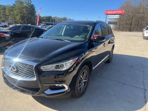 2018 Infiniti QX60 for sale at Valid Motors INC in Griffin GA