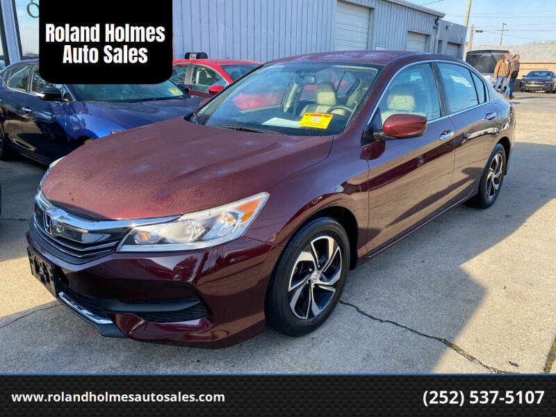 2017 Honda Accord for sale at Roland Holmes Auto Sales in Roanoke Rapids NC