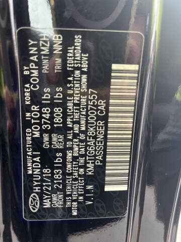 2019 Hyundai Veloster 2.0L