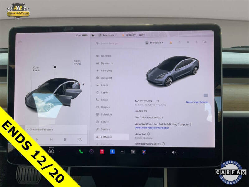 2019 Tesla Model 3 Standard Range Plus