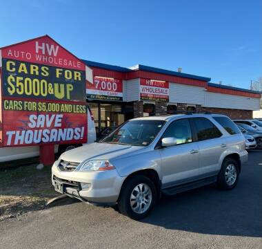 2003 Acura MDX for sale at HW Auto Wholesale in Norfolk VA