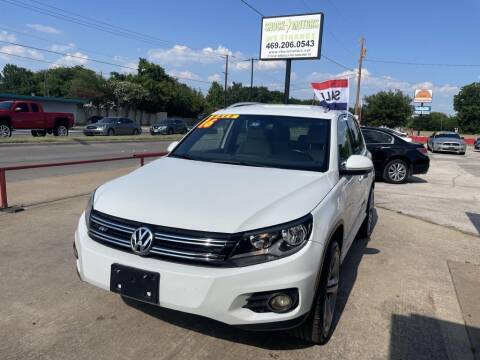 2016 Volkswagen Tiguan for sale at Shock Motors in Garland TX