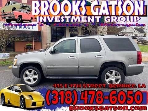 2007 Chevrolet Tahoe for sale at Brooks Gatson Investment Group in Bernice LA