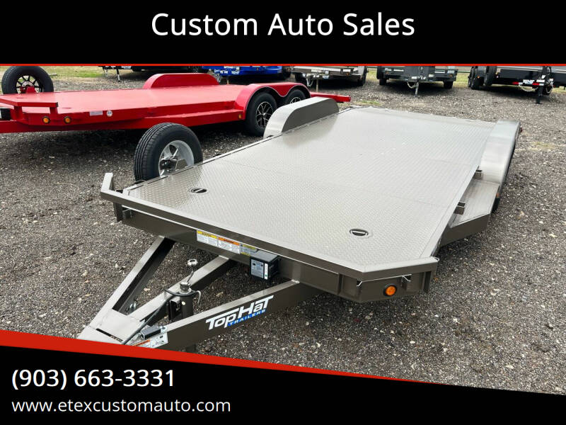 2024 Top Hat 18x83 All Steel Car Hauler for sale at Custom Auto Sales - TRAILERS in Longview TX