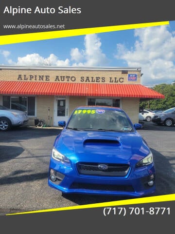 2015 Subaru WRX for sale at Alpine Auto Sales in Carlisle PA