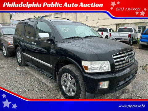 2005 Infiniti QX56 for sale at Philadelphia Public Auto Auction in Philadelphia PA