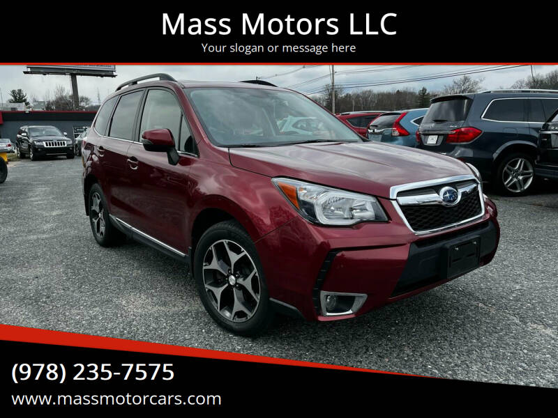 2016 Subaru Forester for sale at Mass Motors LLC in Worcester MA