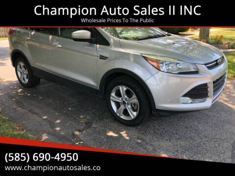 2014 Ford Escape for sale at Champion Auto Sales II INC in Rochester NY