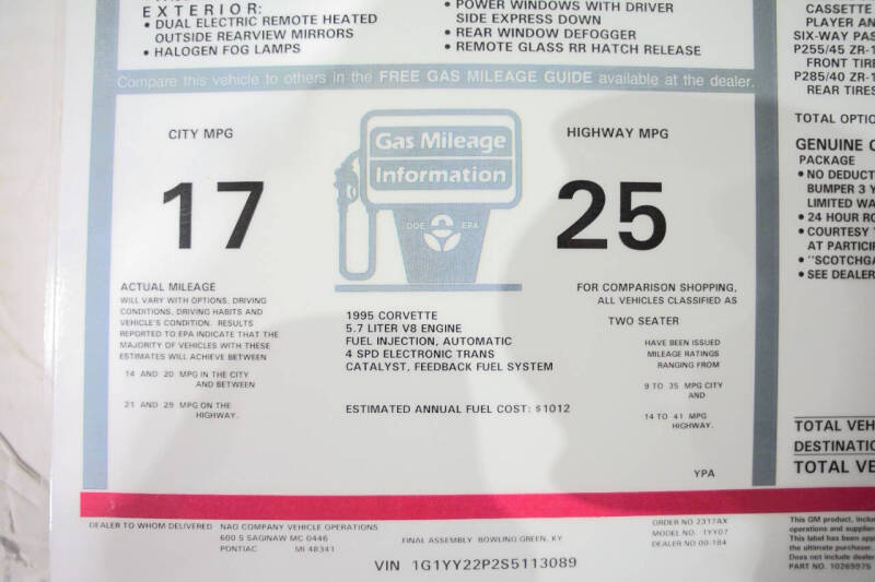 1995 Chevrolet Corvette