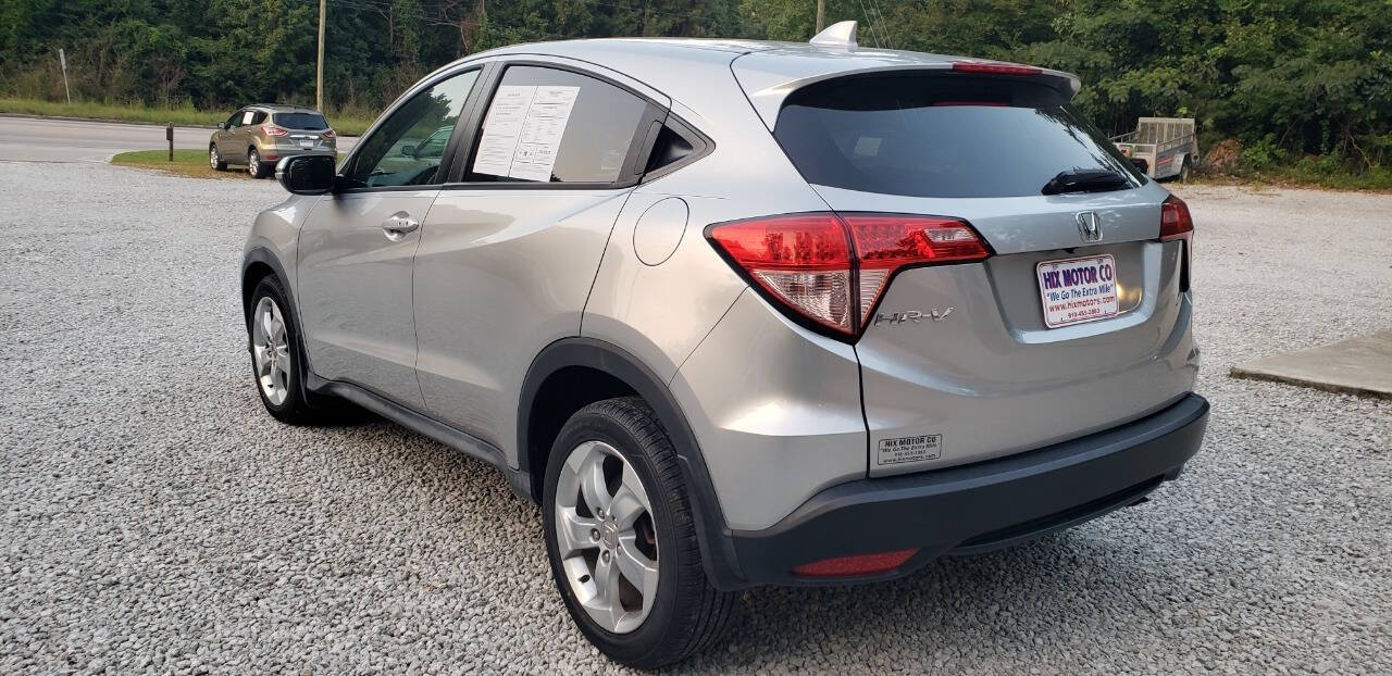 2016 Honda HR-V for sale at Hix Motor Co in Jacksonville, NC