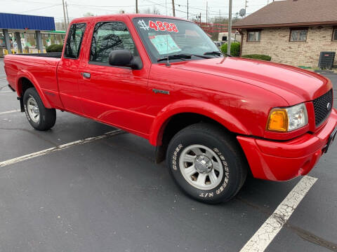 2002 Ford Ranger for sale at Clarks Auto Sales in Connersville IN