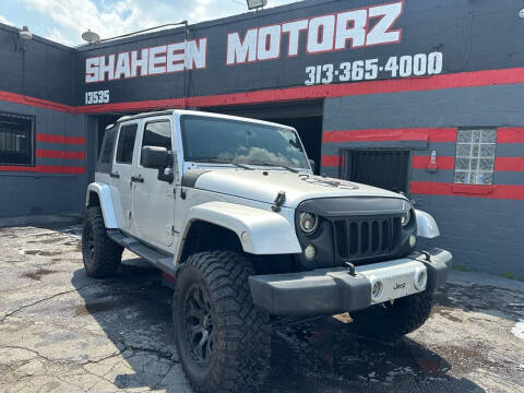 2009 Jeep Wrangler Unlimited for sale at Shaheen Motorz, LLC. in Detroit MI