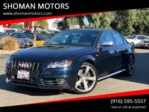 2011 Audi S4 for sale at SHOMAN AUTO GROUP in Davis CA