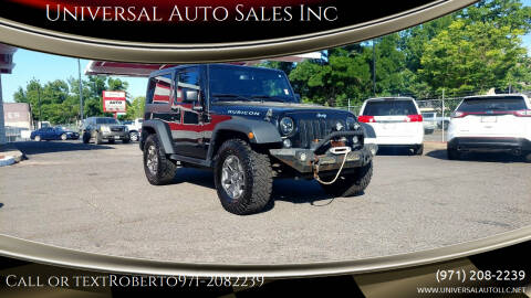 2015 Jeep Wrangler for sale at Universal Auto Sales Inc in Salem OR