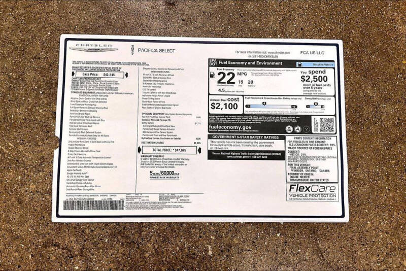 2027 Chrysler Pacifica Select