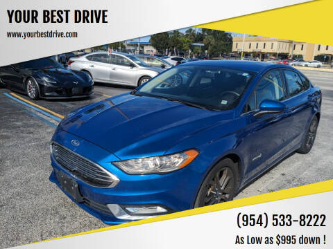 2018 Ford Fusion Hybrid for sale at YOUR BEST DRIVE in Oakland Park FL