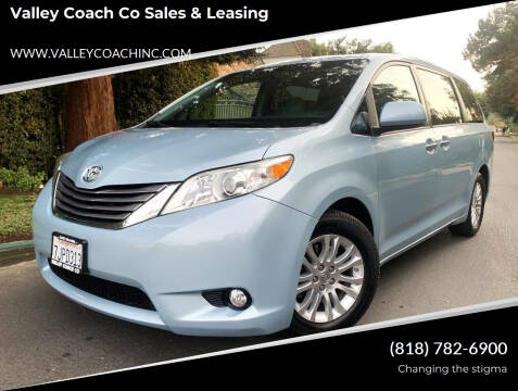 2015 Toyota Sienna for sale at Valley Coach Co Sales & Leasing in Van Nuys CA