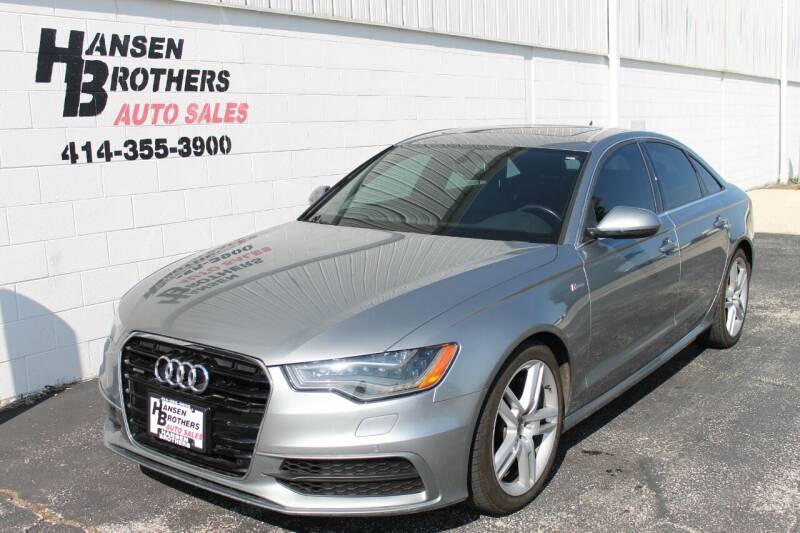 2015 Audi A6 for sale at HANSEN BROTHERS AUTO SALES in Milwaukee WI