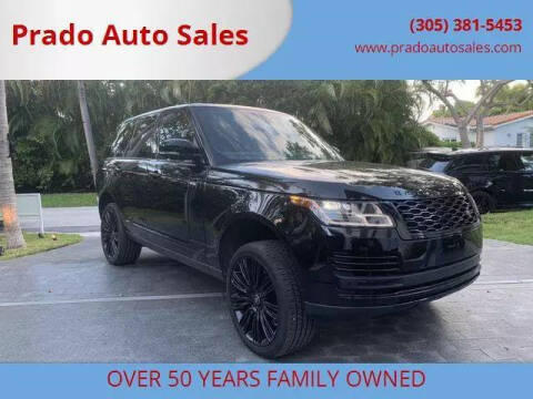 2018 Land Rover Range Rover for sale at Prado Auto Sales in Miami FL