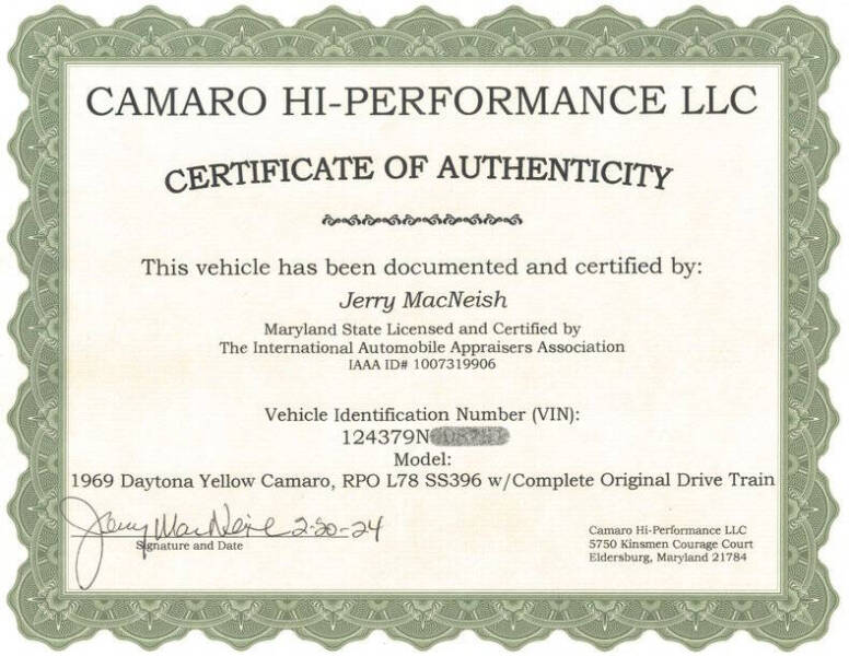 1969 Chevrolet Camaro