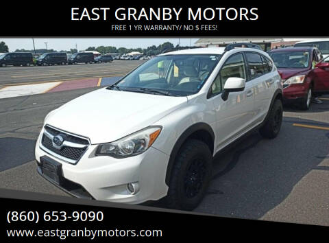2014 Subaru XV Crosstrek for sale at EAST GRANBY MOTORS in East Granby CT
