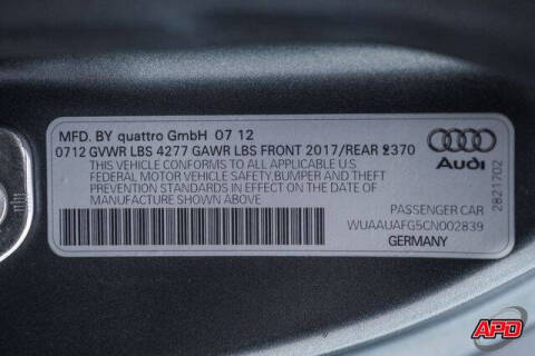 2012 Audi R8 4.2 quattro