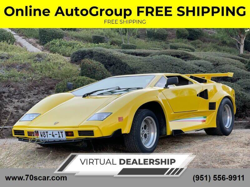 1985 Lamborghini Countach for sale at Online AutoGroup FREE SHIPPING in Riverside CA