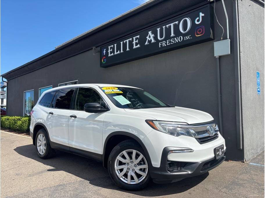 White 2020 Honda Pilot LX LX 4dr SUV 1